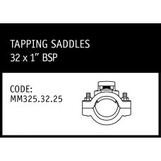 Marley Philmac Tapping Saddles 32mm x 1 BSP - MM325.32.25